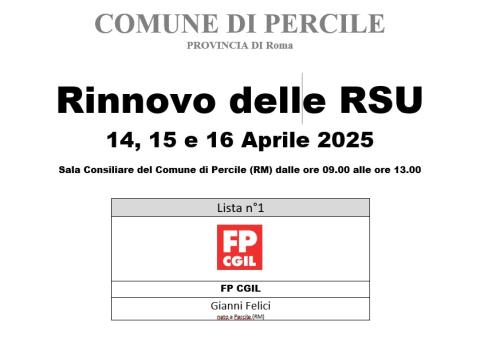 Avviso elezioni RSU